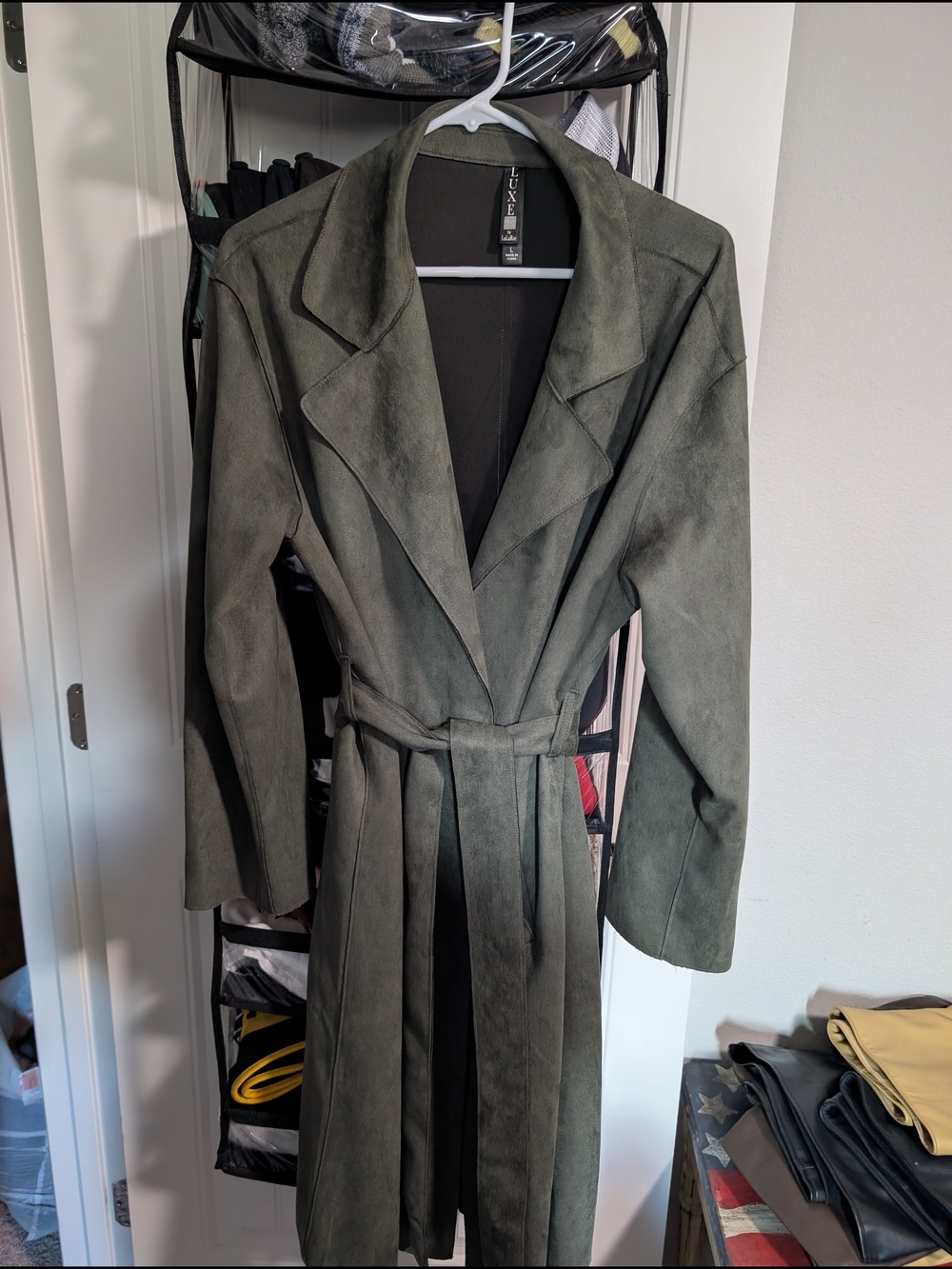 LuLaRoe L Luxe Liliane Moleskin coat